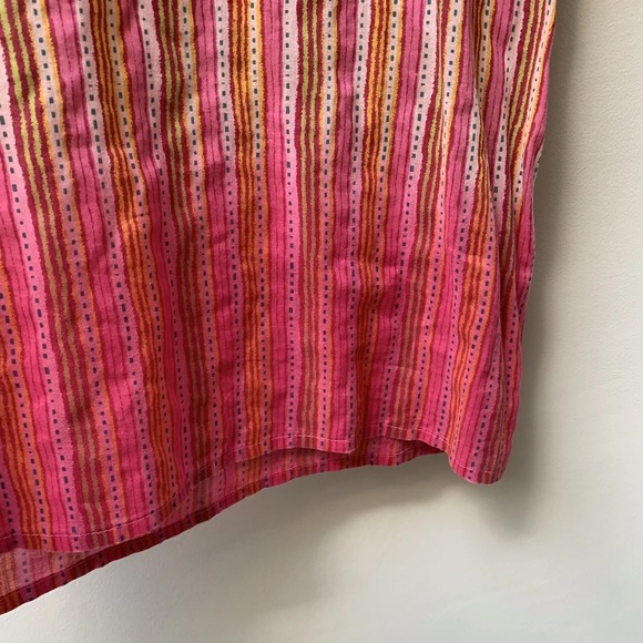 Toast cotton kaftan size small - medium pink stripe - Picture 4 of 12